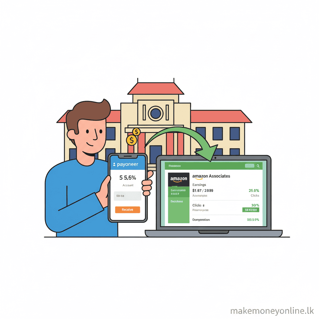 Amazon Associates in Sri Lanka: Complete Guide to Earning USD Commissions (2026) Setting up Payoneer for Amazon Associates payments in Sri Lanka