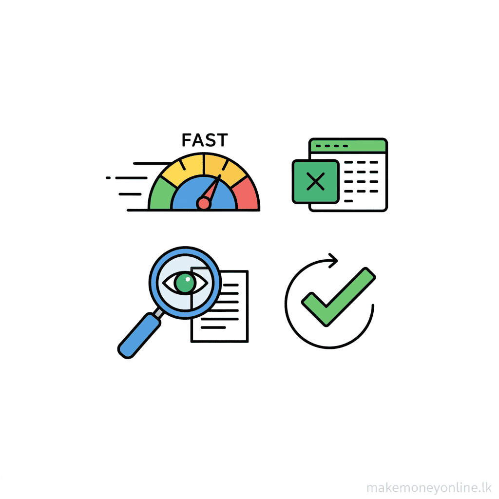 Data Entry Jobs in Sri Lanka: Earn LKR 25,000+ Monthly (2026 Guide) Skills needed for data entry jobs from Sri Lanka including typing speed, Excel, attention to detail, and accuracy