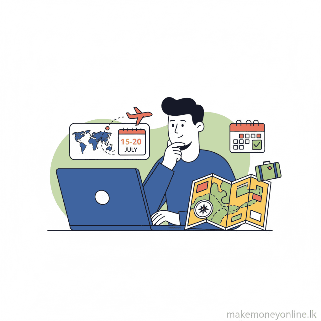 Online Travel Advising in Sri Lanka: Earn LKR 60,000+ Monthly (2026 Guide) Online Travel Advising Overview - Online Travel Advising in Sri Lanka